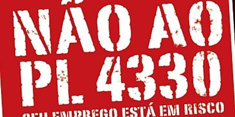Votação do PL 4.330 foi adiada mais uma vez