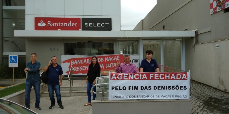 Santander demite mais uma funcionária na base de Macaé