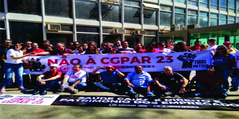 Ato em Brasília defende bancos públicos