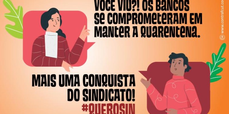 Coronavírus: Bancos se comprometem a manter quarentena