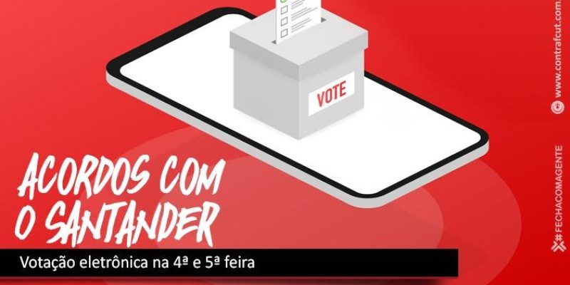 Bancários vão decidir sobre acordos com o Santander
