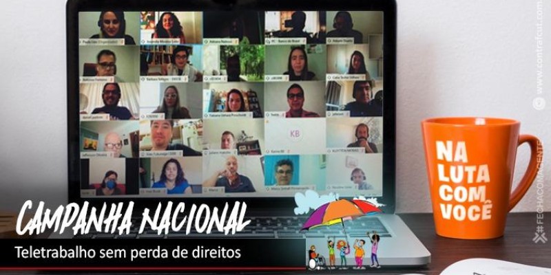 Comando negocia com Fenaban cláusula sobre teletrabalho
