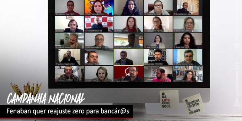 Fenaban quer que bancári@s tenham reajuste salarial zero