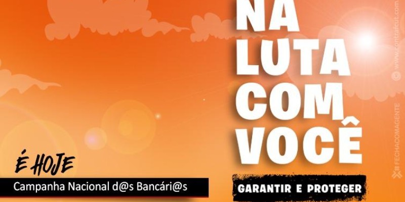 Hoje tem negociação com os bancos sobre teletrabalho
