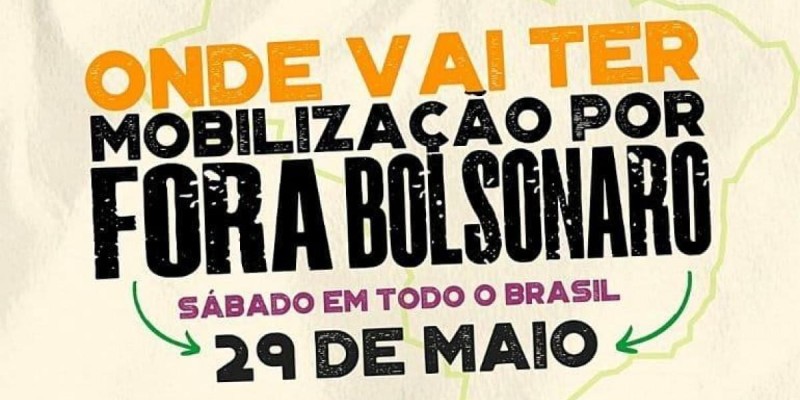 Atos acontecem neste sábado (29) em todo o Brasil solicitanto a troca do Presidente