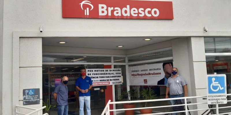 Paralização 04/10 no Bradesco contras as Demissões