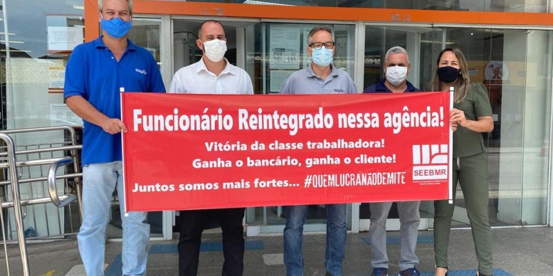 Funcionário do Itaú reintegrado