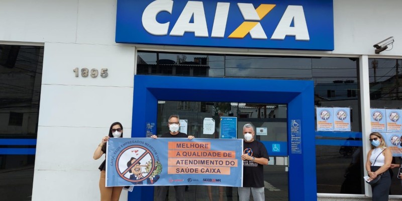 Sindicatos fazem atos pelo Dia Nacional de Luta da Caixa