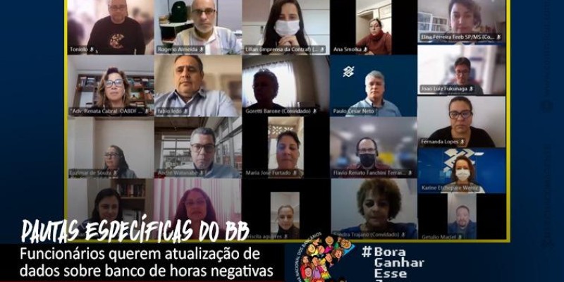 BB: negociação de banco de horas e teletrabalho não avança
