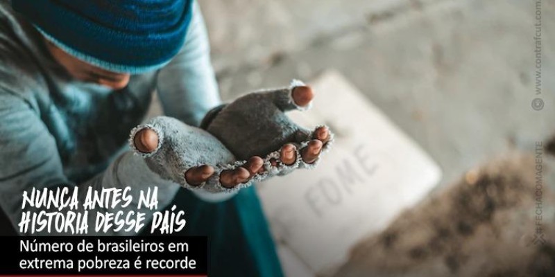 Brasil tem 49 milhões de pessoas na miséria