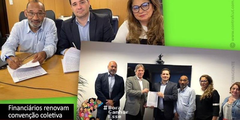 Financiários assinam CCT com a Fenacrefi