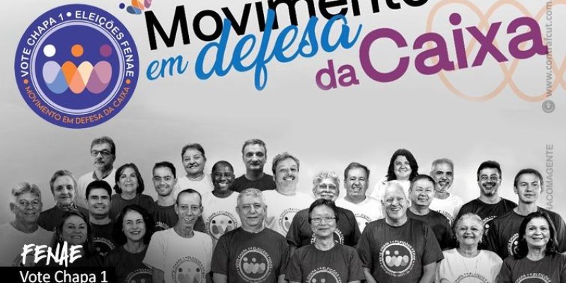 Contraf-CUT apoia Chapa 1 nas eleições da Fenae