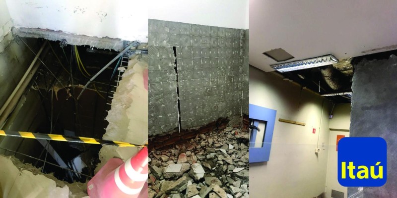 Agencia do Itaú 6242 FECHADA para obras