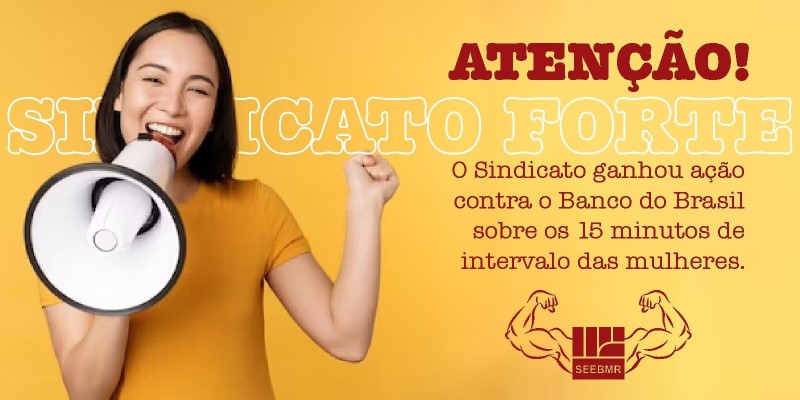 Ação de 15 minutos de intervalo da Mulher