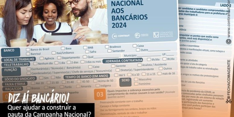 Diz aí bancário! O que você quer para a campanha deste ano?