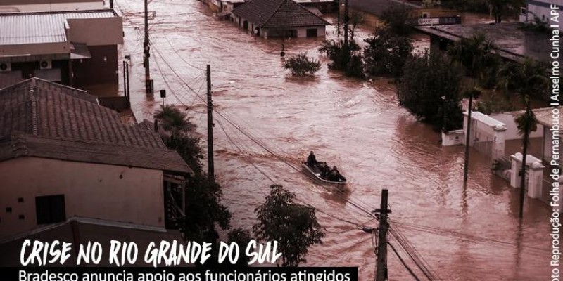 Bradesco anuncia medidas emergenciais para funcionários no RS
