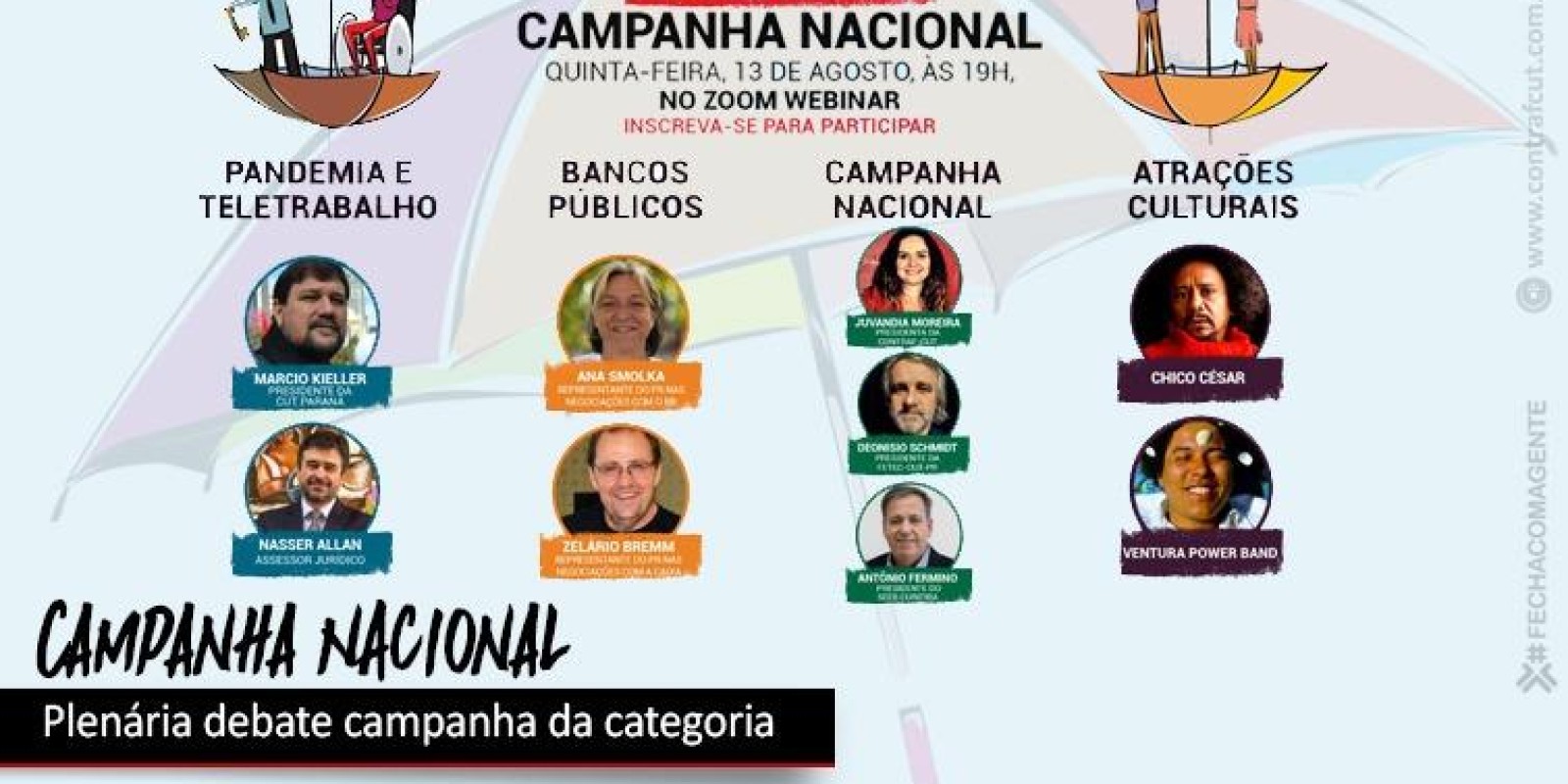 Plenária discute Campanha Nacional nesta quinta-feira (13)