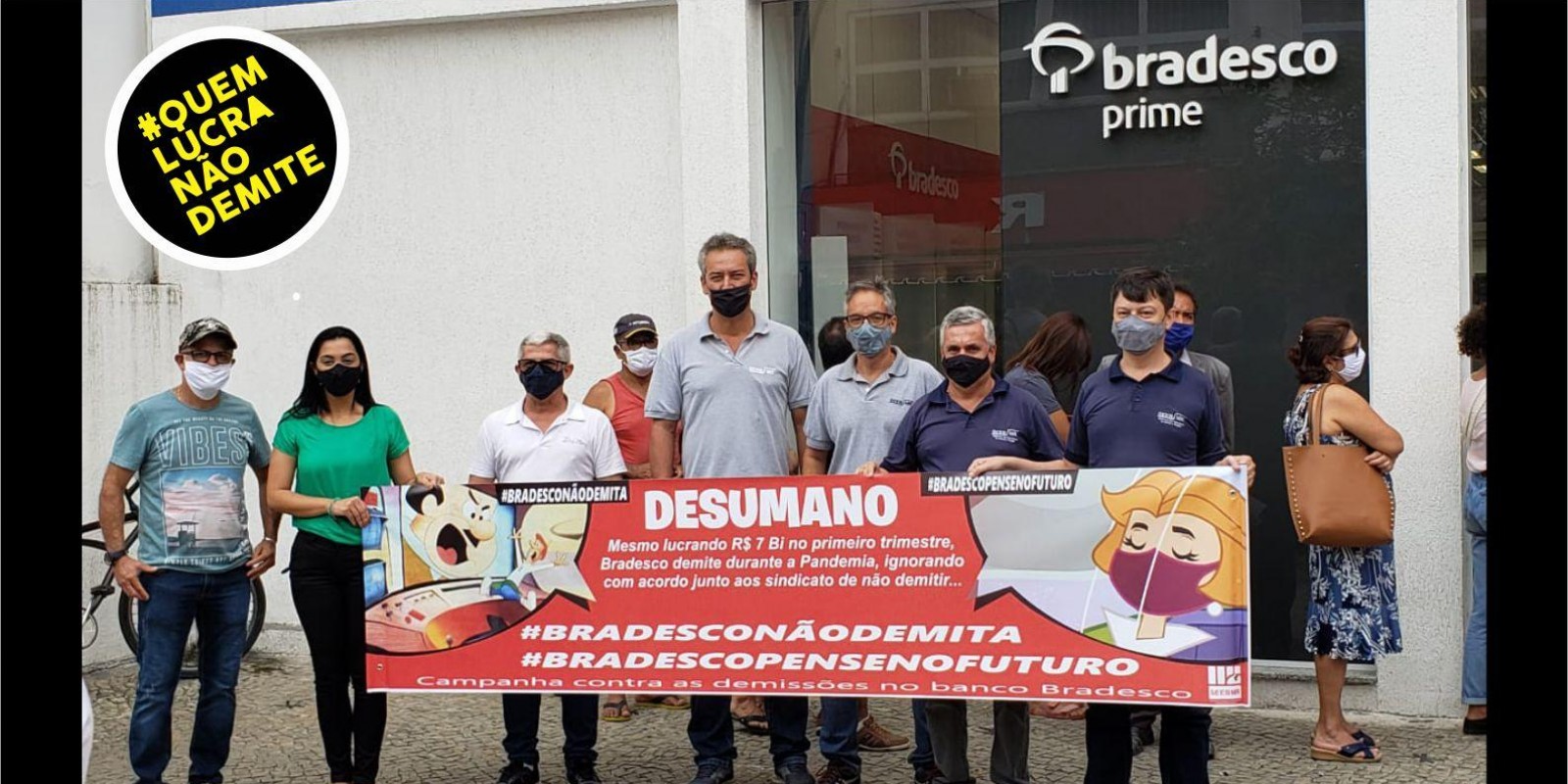 E as demissões no Bradesco, não param!