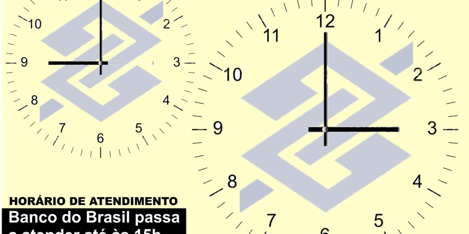 Banco do Brasil amplia horário de atendimento até 15h
