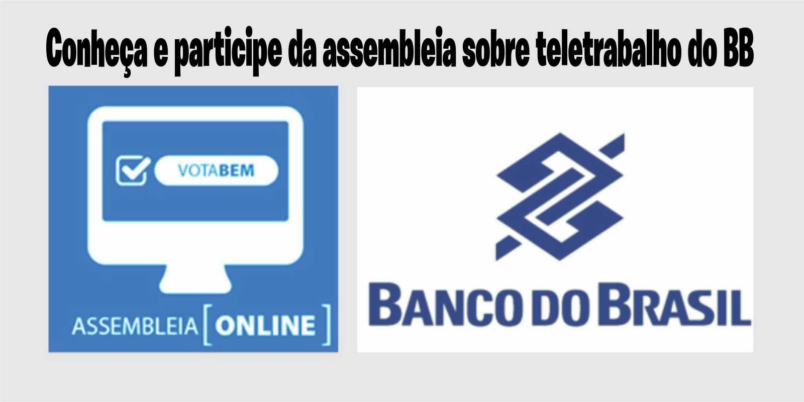 Sindicato realiza assembleia virtual sobre Teletrabalho do Banco do Brasil no dia 09 de dezembro