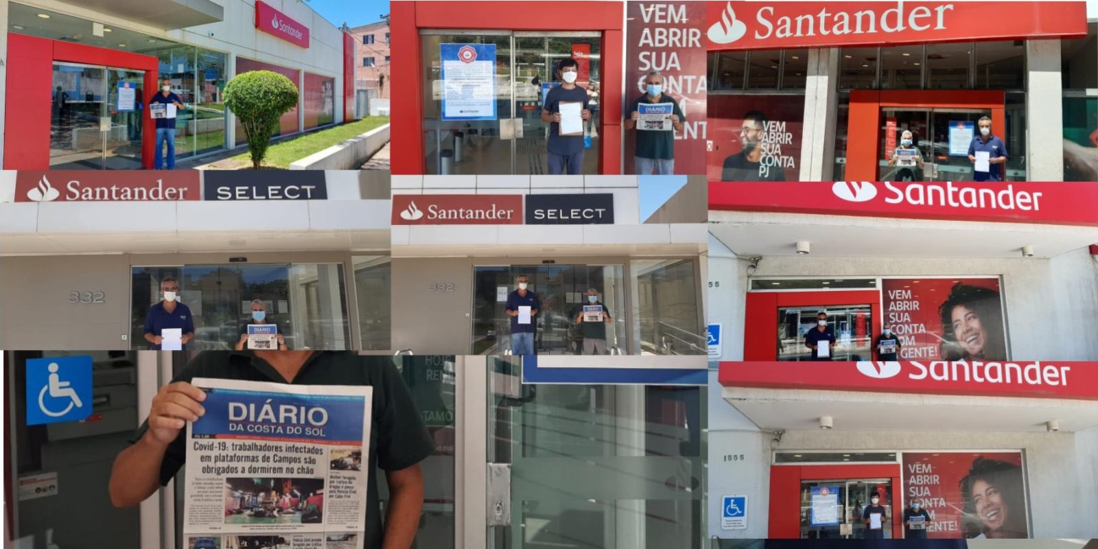 Liminar impede Santander de abrir agências no sábado