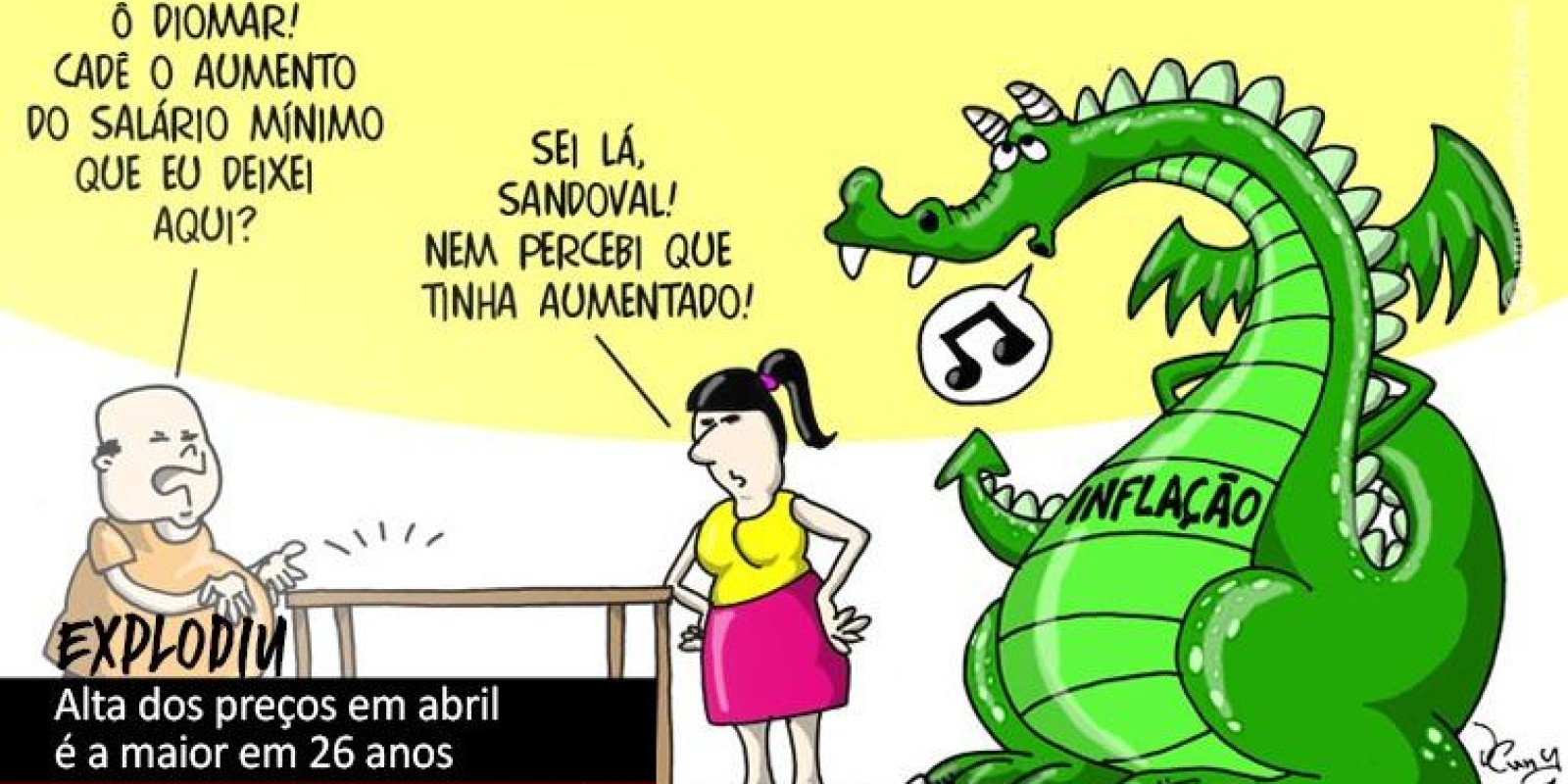 Inflação dispara e passa de 12% no período de um ano
