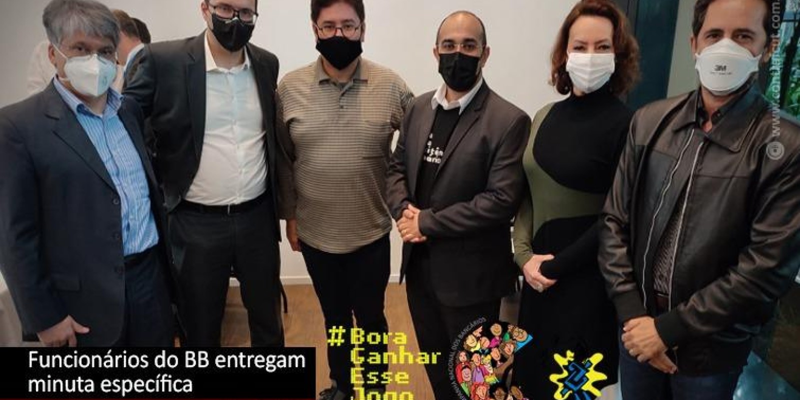 Funcionários do Banco do Brasil entregam minuta específica