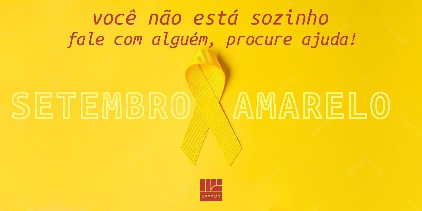 Setembro Amarelo estimula a vida e previne o suicídio