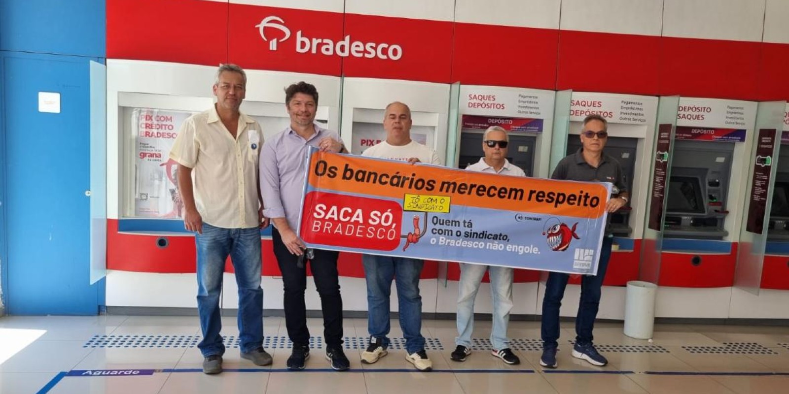 Dia de luta no Bradesco 
