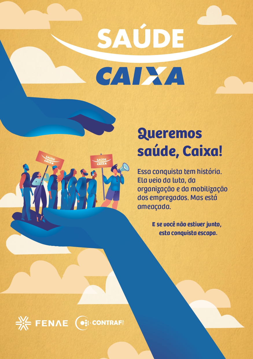 Página 1 da cartilha Saúde Caixa