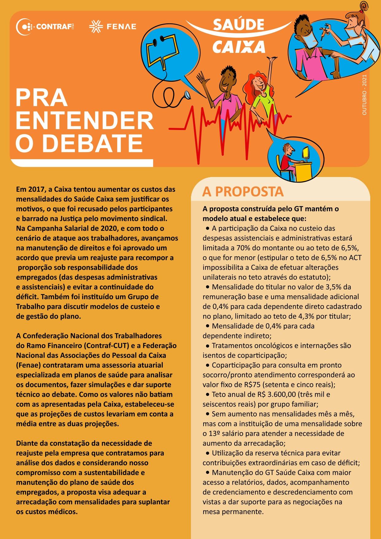 Saúde Caixa: Tim-tim por tim-tim