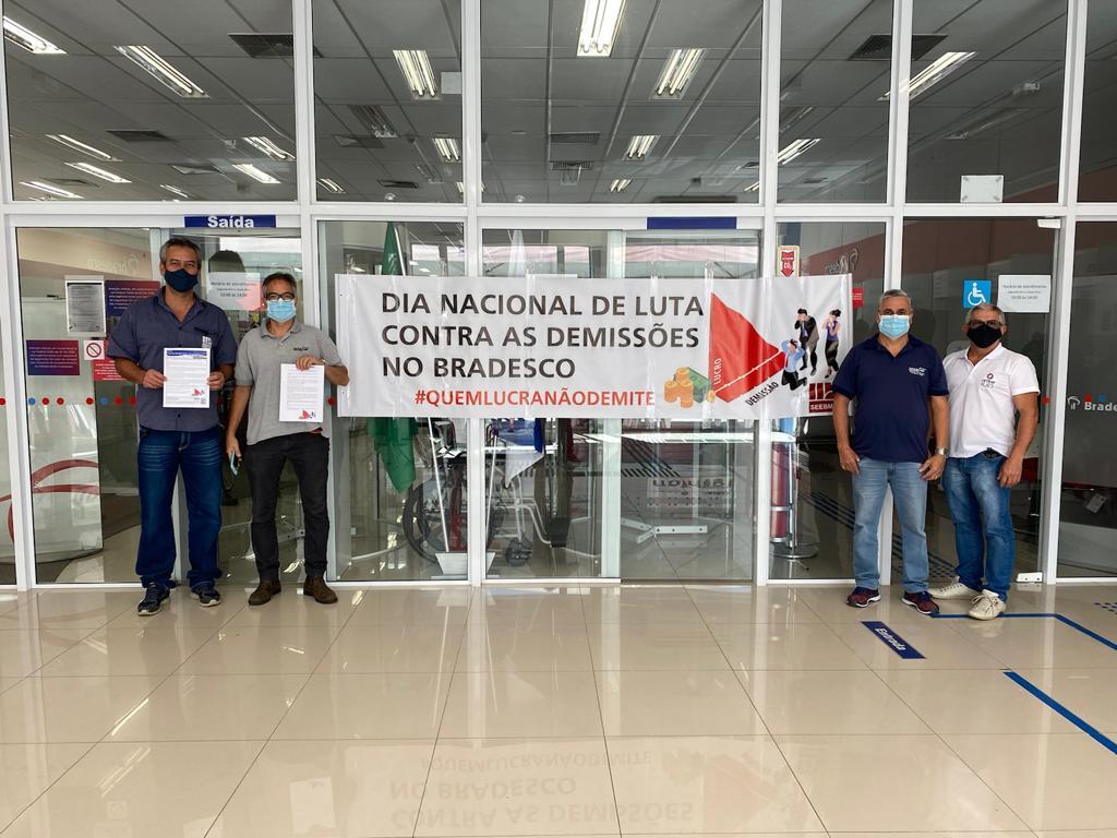 AÇÕES SINDICAIS NO BRADESCO DENUNCIAM DEMISSÕES E MÁS CONDIÇÕES DE TRABALHO