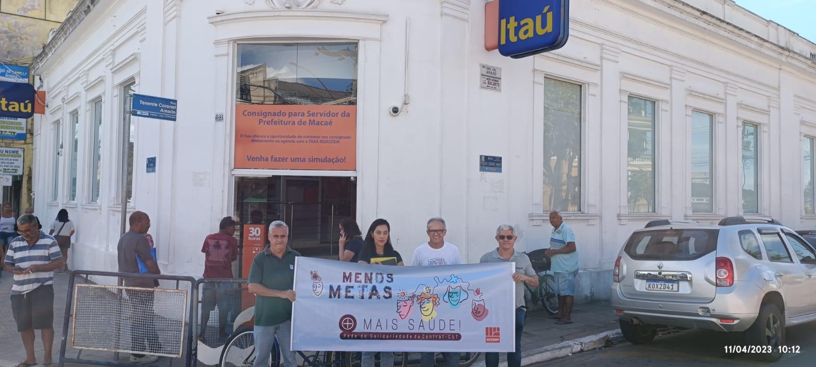 lançamento da campanha Menos Metas, Mais Saúde