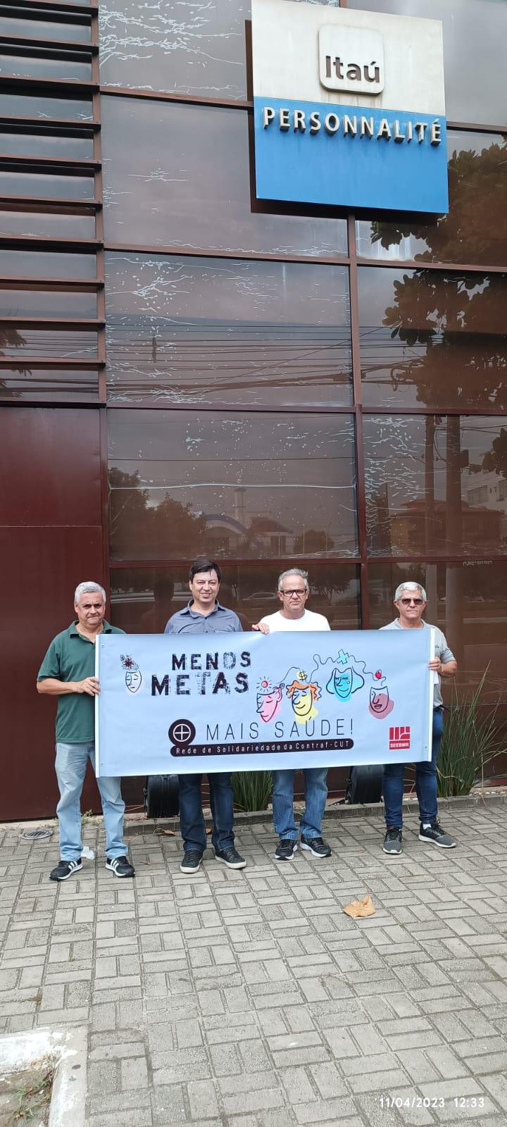 lançamento da campanha Menos Metas, Mais Saúde