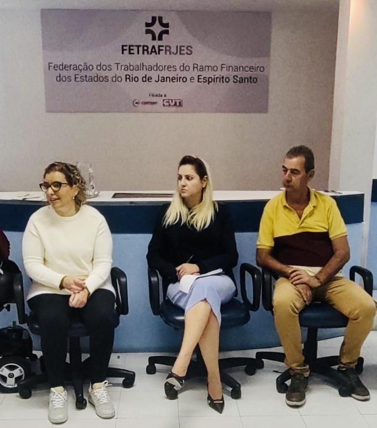 Fetraf RJ/ES se reúne com Relações Sindicais do Santander