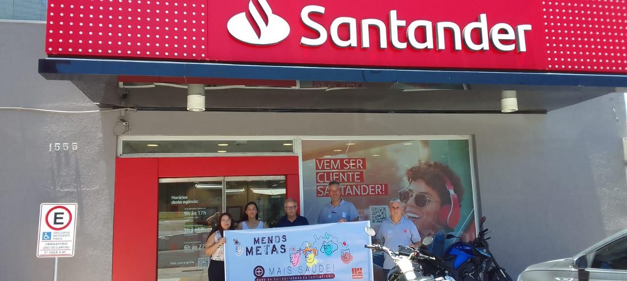 Sindicato de Macaé realizou nesta data, (08/11) mais uma ação da Campanha Menos Metas, Mais Saúde