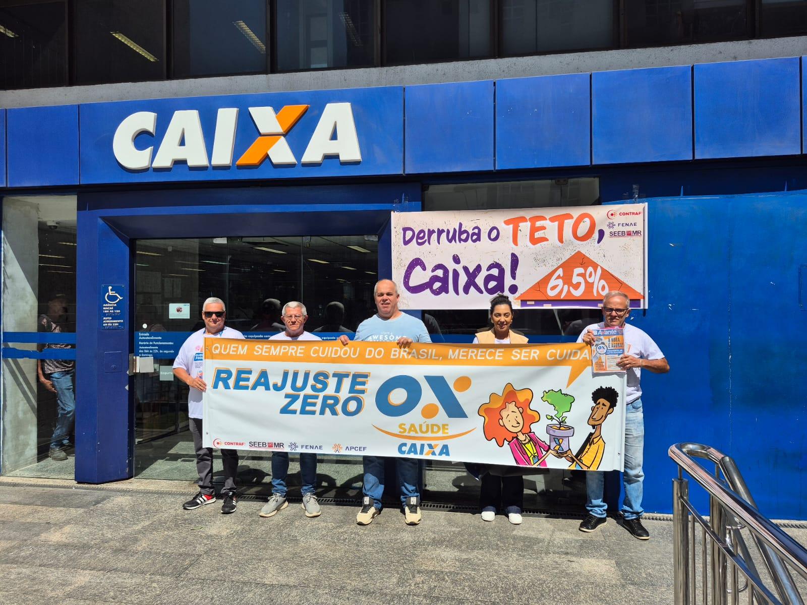 Negociação cancelada: Proposta inaceitável da Caixa gera fortes manifestações em todo o país