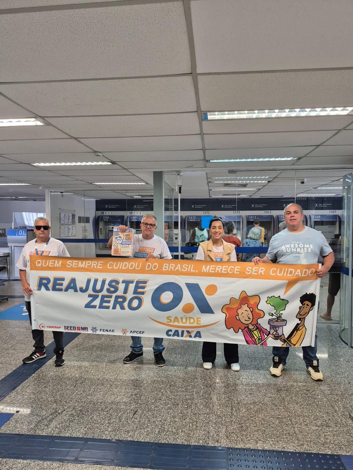 Negociação cancelada: Proposta inaceitável da Caixa gera fortes manifestações em todo o país