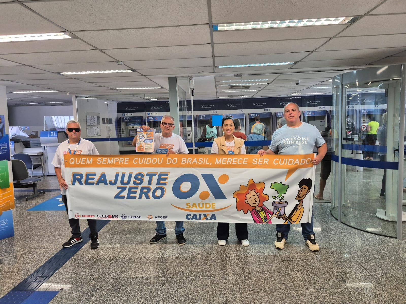 Negociação cancelada: Proposta inaceitável da Caixa gera fortes manifestações em todo o país