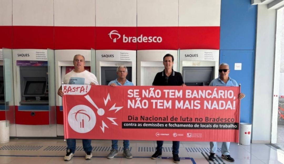 Dia Nacional de Luta cobra fim das demissões no Bradesco