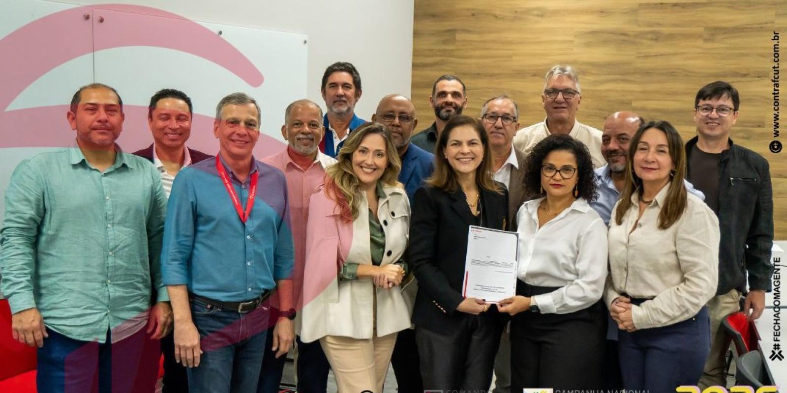 Pauta específica ao Bradesco é entregue reforçando defesa do emprego e direitos dos bancários